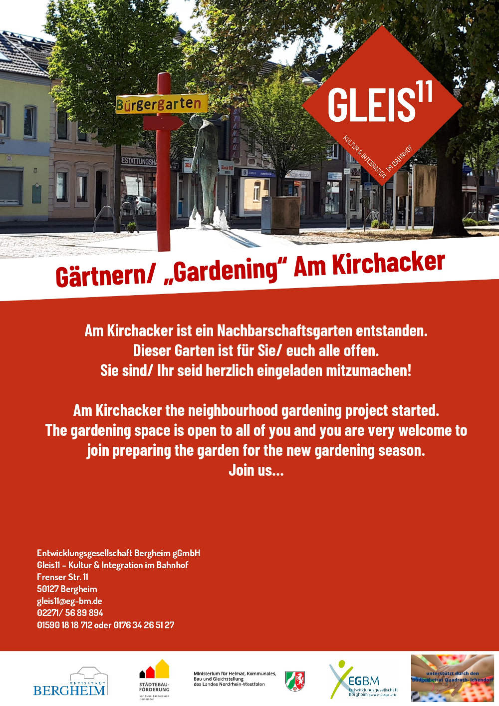 Flyer Nachbarschaftsgarten Am Kirchacker